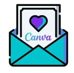 Wydruk próbny  zaproszenia z canva 