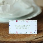 Wiosenne winietki z kwiatami