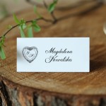 Winietki z romantycznym motywem serca