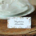 Winietki z rustykalnym motywem polnych kwiatów