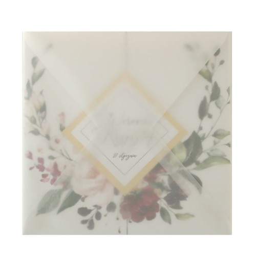 Koperty z kalki kwadratowe