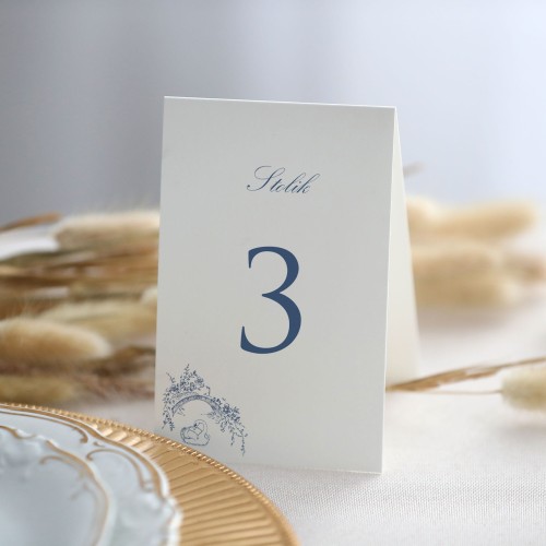 Numerki na stół z łabędziem