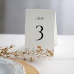 Numerki na stół ze złocistą łąką