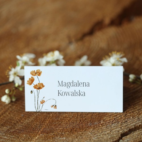 Winietki z jesiennym makiem