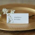 Winietki z akwarelową stokrotką