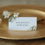 Winietki z kompozycją z eukaliptusa