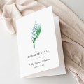 Zaproszenia ślubne drukowane z motywem konwalii