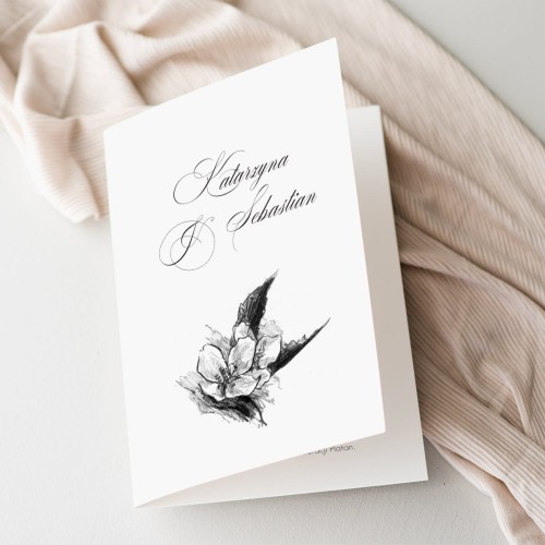 Zaproszenie ślubne w stylu boho jaśmin