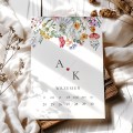 Zaproszenia ślubne Polna Sielanka - jednokartowe 12x17