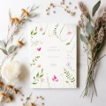 Zaproszenia ślubne "Pachnący groszek" - 10x15 jednokartowe