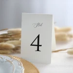 Numerki na stół minimalistyczne