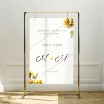 Tablica powitalna na przyjęcie