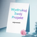 Druk zaproszeń na ślub z Canvy - jednokartkowe zaproszenia A5 - 14,8x21 cm