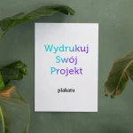 Wydruk plakatu canva - na ozdobnym papierze