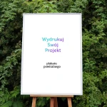 Druk plakatu powitalnego