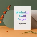 Druk zaproszeń z Canvy - rozkładane zaproszenia A6 - 10,5x14,8 cm