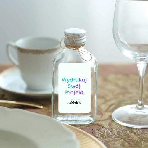 Druk naklejek na butelki - 100 ml canva 5 x 6,5