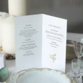 Karta menu lub harmonogram gipsówką
