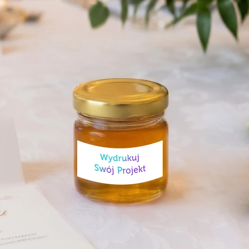 Druk naklejek na słoiczek 40ml