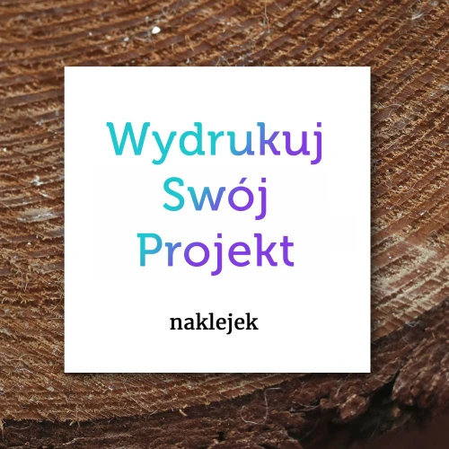 Druk naklejek kwadratowych canva