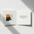 Geometryczne firmowe na Boże Narodzenie - 14,5x14,5 cm rozkładane