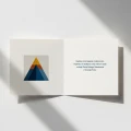 Geometryczne firmowe na Boże Narodzenie - 14,5x14,5 cm rozkładane