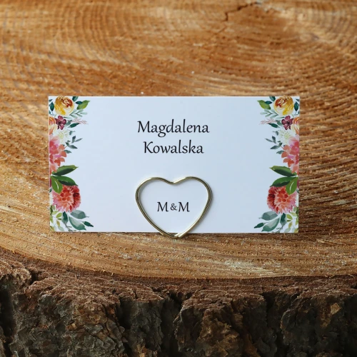 Winietki do stojaka z kwiatami boho