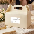 Naklejki na ciasto weselne z delikatnymi kwiatami
