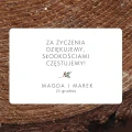 Naklejki na ciasto weselne z ostrokrzewem
