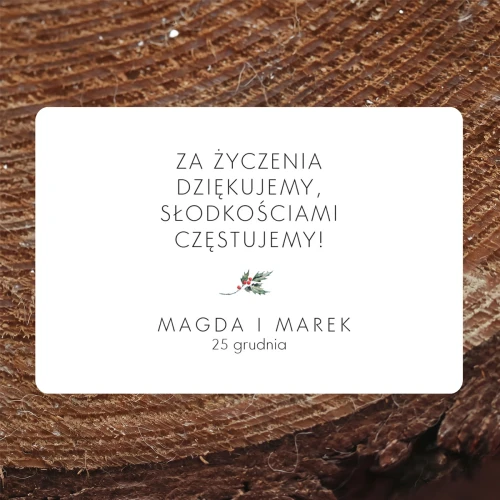 Naklejki na ciasto weselne