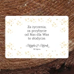 Naklejki na ciasto weselne