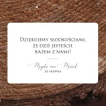 Naklejki na ciasto weselne minimalistyczne