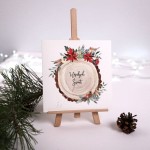 Kartki Firmowe na Boże Narodzenie drukowane ze świątecznym motywem graficznym - 14,5 x 14,5 cm