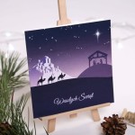 Kartki Firmowe na Boże Narodzenie - Betlejem - 14,5x14,5 cm