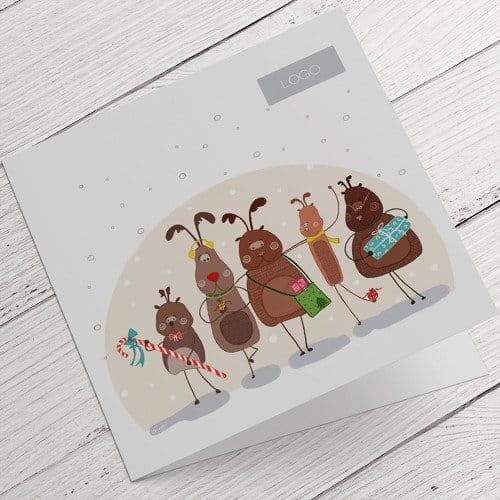 Kartka Firmowa Boże Narodzenie drukowana D520PI