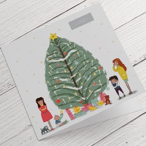 Kartka Firmowa Boże Narodzenie drukowana P521PI