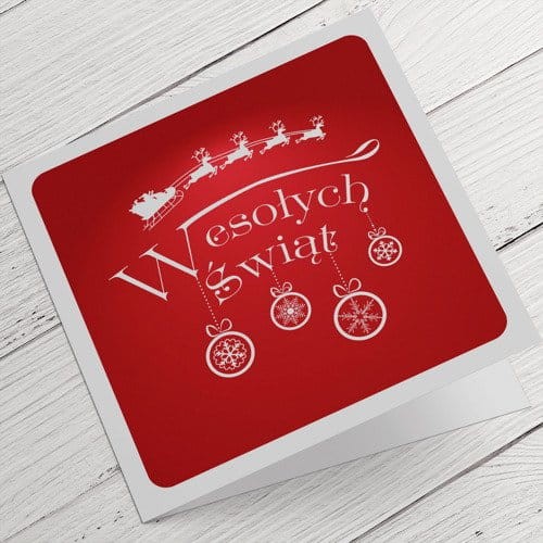 Kartka firmowa na Boże Narodzenie -  KFBN-043