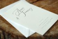 Ślubne zaproszenie minimalistyczne