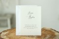 Ślubne zaproszenie minimalistyczne