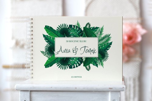Zielony prezent na ślub - -kronika 50 rocznic