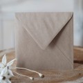 Koperty kwadratowe z papieru typu kraft