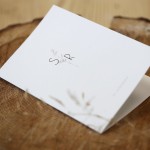 Ślubne zaproszenie minimalistyczne 