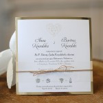 Glamour Gold geometryczne serce