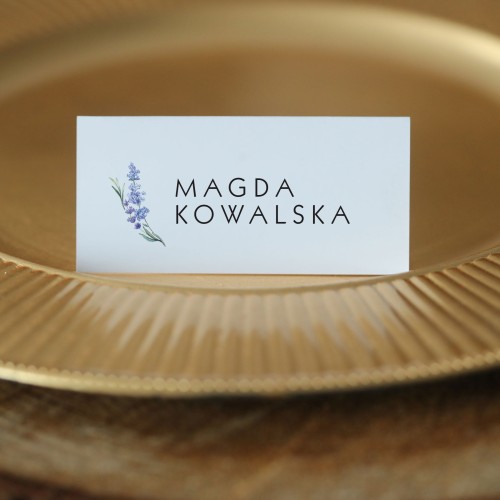 Winietki z gałązką lawendy