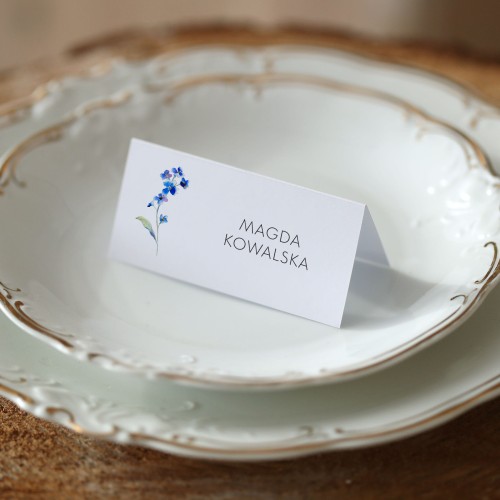 Winietki z niezapominajką