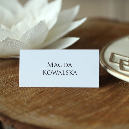 Minimalistyczne winietki z elegancką czcionką