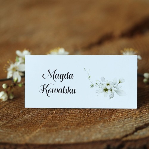 Wiosenne winietki z kwiatami