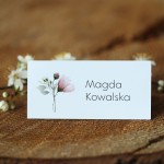 Winietki z akwarelowym kwiatowym motywem