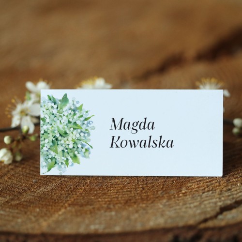 Winietki z motywem konwalii