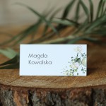 Winietki z motywem białych róż